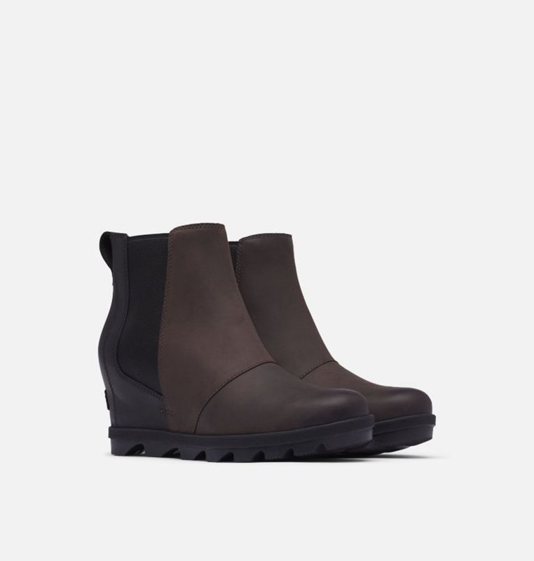 Sorel Kadın Joan Of Arctic™ Ii Chelsea Bootie - Takozlar Siyah Kahverengi - 124-FMNVZH